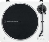 Audio Technology ATLP70XBT Fully Automatic Wireless BeltDrive Turntable WhiteSilver