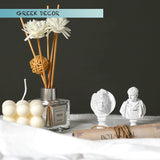 LAGOM HOUSE Greek Bust Statue and Sculptures Set of 10 PCS Greek Bust Statue Decor Roman Resin Mini Greek Mythology Figurine Greek God Statue Bust Small for Decor/Gifts/Drawing