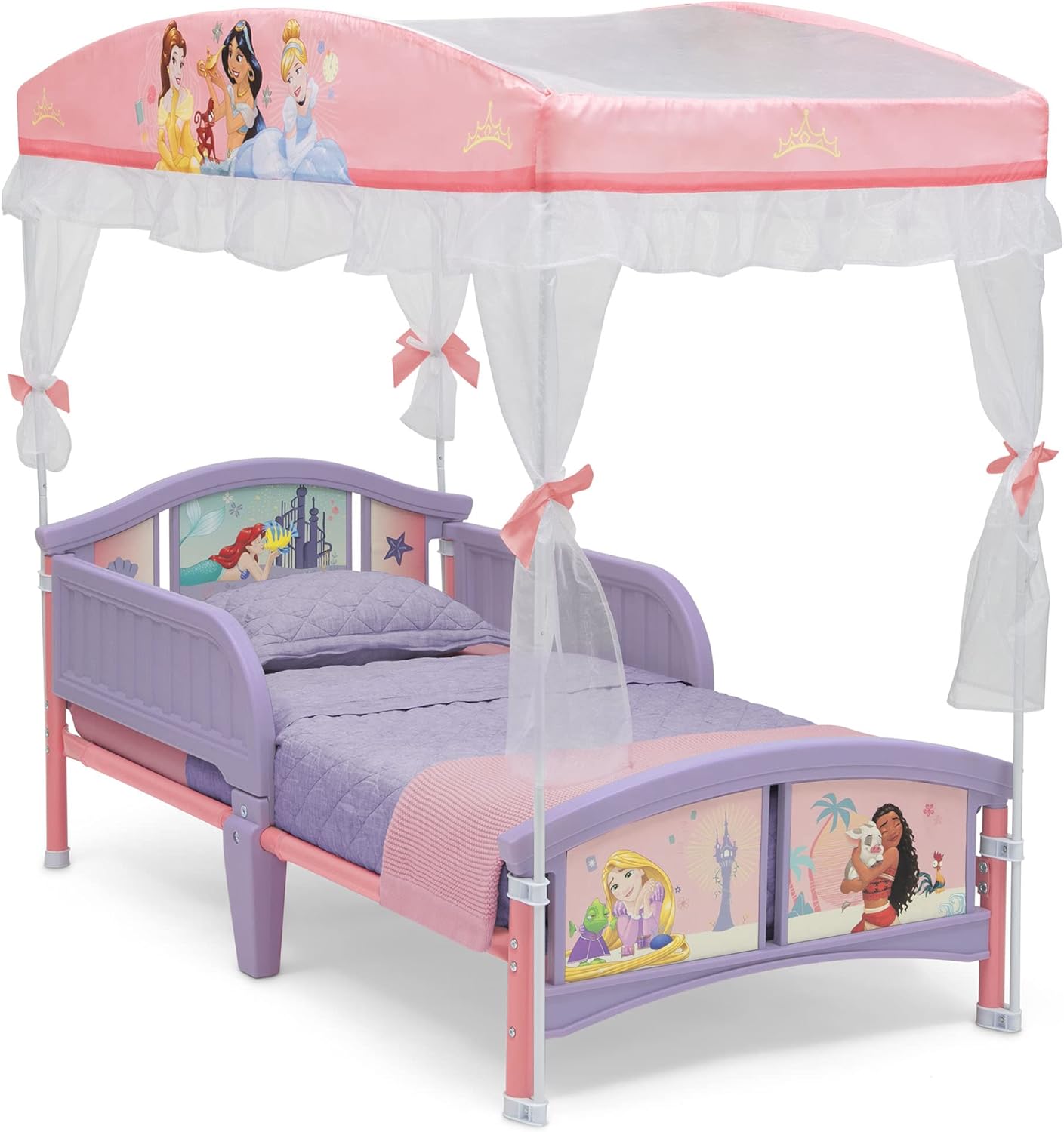 Delta Children Disney Princess Canopy Toddler Bed Secondary image