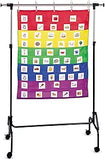 Learning Resources Adjustable Chart Stand, Pocket Chart Stand for Teachers,Flip Chart Stand, Teacher Supplies for Classroom,Back to School Supplies