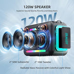 ZEALOT 120W Bluetooth Speaker, Wireless Speakers
