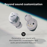 Sennheiser Momentum True Wireless 4 ear buds White Silver Noise Cancellation Microphone Included Lossless Audio Transparency Mode Long Battery Life