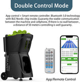 PT-Smart PRO Tennis Ball Machine with Internal Rotating Serve, App Compatible for Apple Watch, 120KM/H Speed, 100+ Ball Capacity, Professional Training Equipment for Practice
