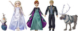 Disney Frozen 2 Frozen Finale Set, Anna, Elsa, Kristoff, Olaf, Sven Dolls with Fashion Doll Clothes and Accessories, Toy for Kids 3 and Up