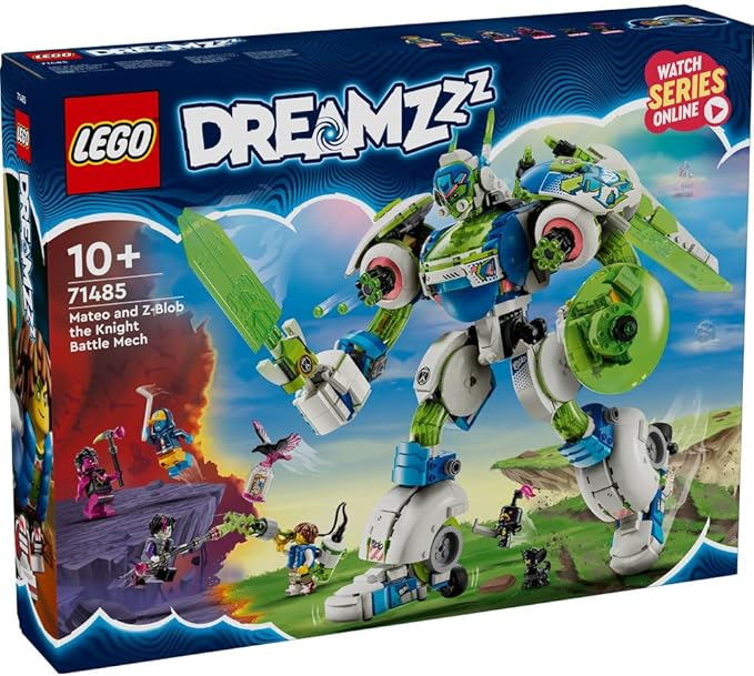LEGO DREAMZzz Mateo and Z-Blob the Knight Battle Mech Toy 71485 Fantasy Gift with 4 Minifigures (1333 Pieces) Main image