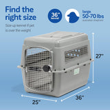 Petmate Sky Kennel For Pets From 50to70lb Light Gray