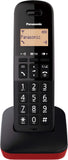 Panasonic KX-TGB310CXR - Digital Cordless Single Phone, 1.4" Amber Backlight Screen w/o Handfree, Red color