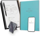 Rocketbook Everlast Smart Reusable Notebook, Neptune Teal Cover