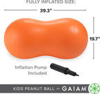 Gaiam Kids Active Seat Peanut Shaped Balance Sitting Ball
