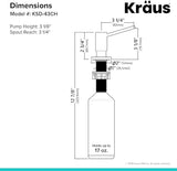 KRAUS Kitchen Soap and Lotion Dispenser in Chrome, KSD-43SS