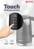 SONA 1.7L Digital Double Layer Glass Kettle SGK 5046