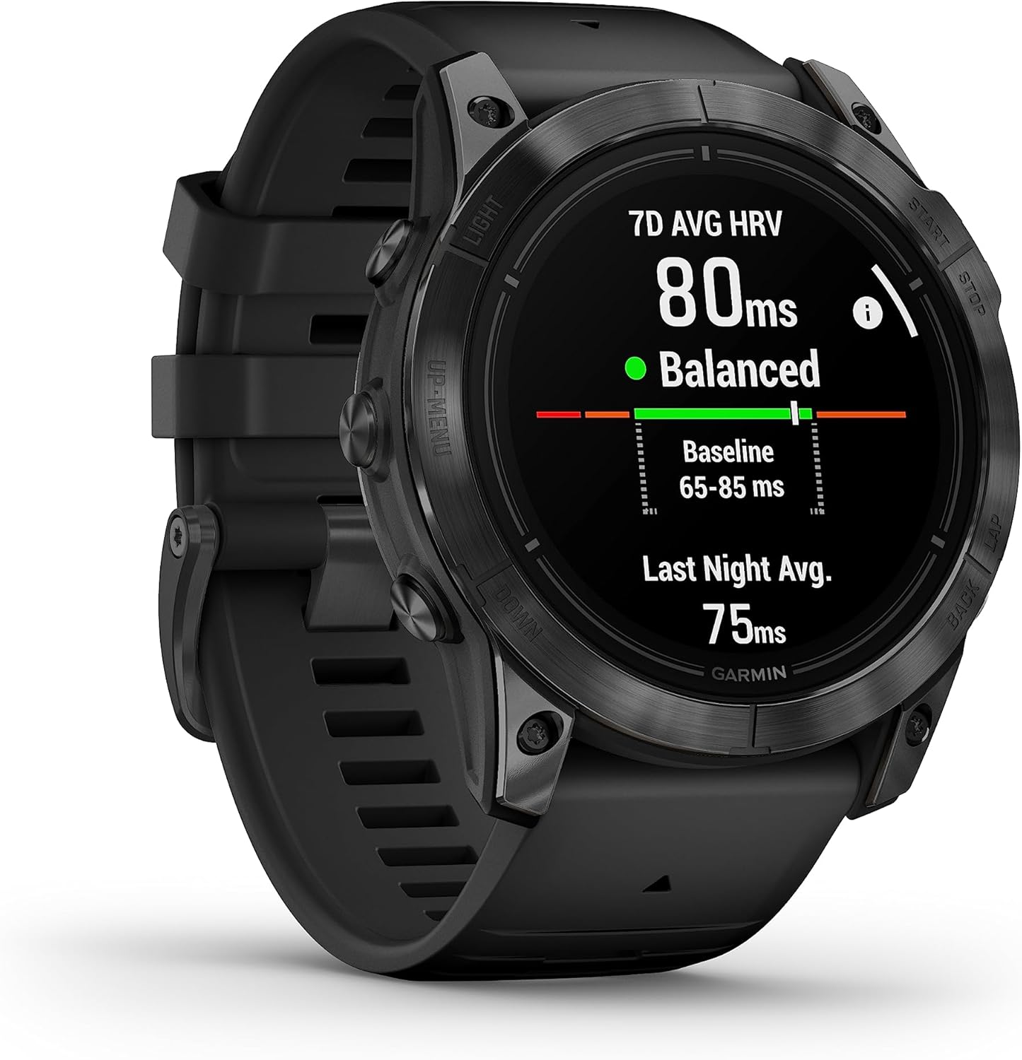 Epix Pro Gen 2 Sapphire Edition Carbon Gray DLC Titanium With Black Band 51mm