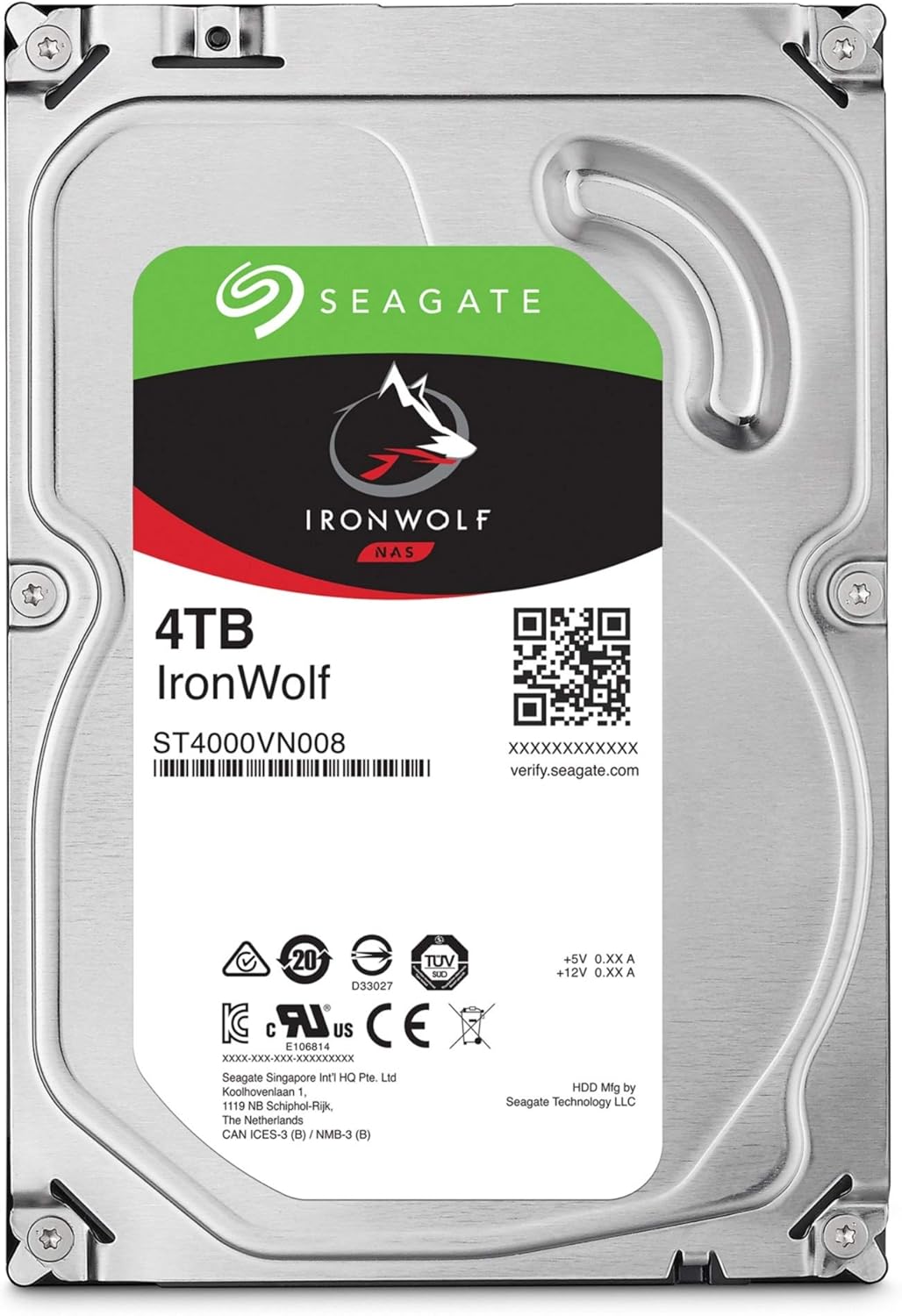 Seagate IronWolf 4TB NAS Internal HDD ST4000VNZ08 Secondary image