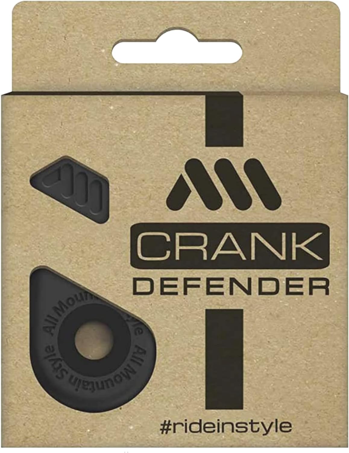 All Mountain Style AMS Crank Defenders Protect and style your cranks Black Main image
