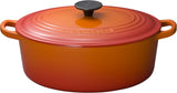 Le Creuset Oval French Oven Cast Iron Casserole 29cm Flame
