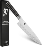 Shun Classic 8-inches Chef's Knife with Scallops Brown
