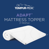 TEMPUR-PEDIC Supreme 3-Inch Medium Firm Mattress Topper, Twin, White