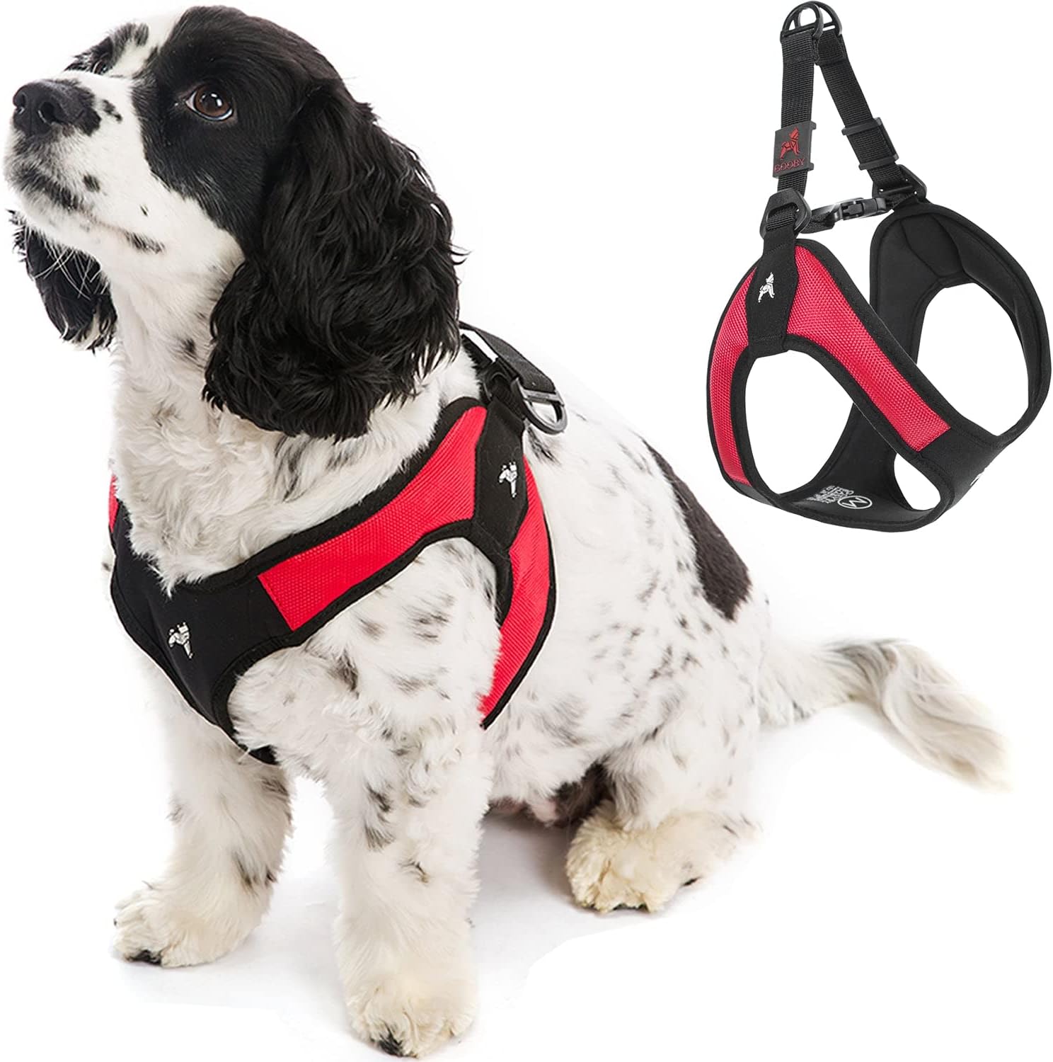 Gooby Escape Free Easy Fit Harness Red Medium Main image
