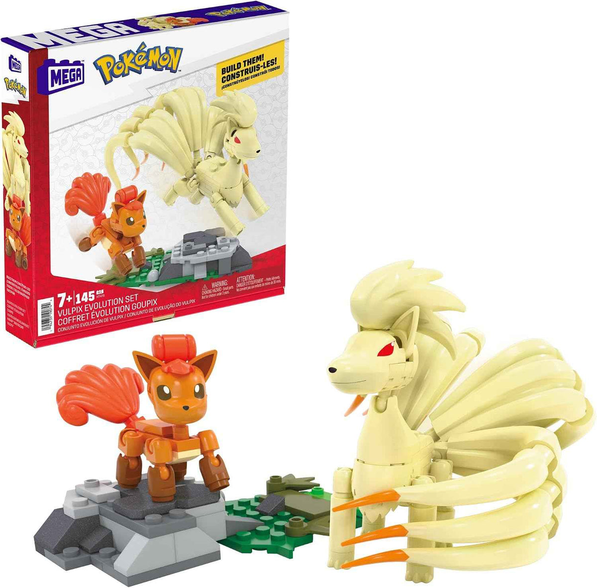 Mega Bloks Pokemon Vulpix Evolution Set Main image
