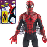 Hasbro Marvel Legends Series 3.75-inch Retro 375 Collection Spider-Man Action Collectible Figure, Toys for Kids Ages 4 and Up (F3824)