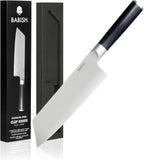 Babish High-Carbon 1.4116 German Steel Cutlery, 7.5" Clef (Cleaver + Chef) Knife