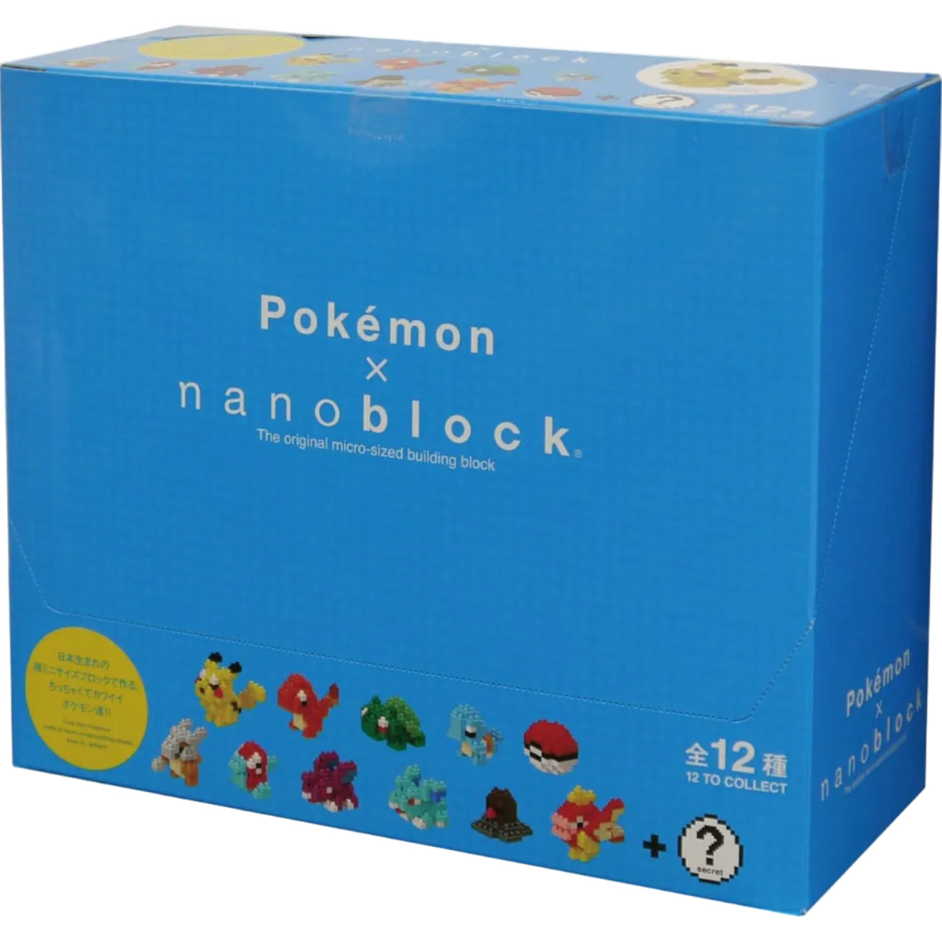Nanoblock NBMPM01S Mini Pokemon Collection Volume 1 Box Of 12 Pieces