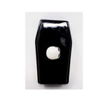 Boston Warehouse Coffin Shaped with Skull Handle Covered Butter Dish