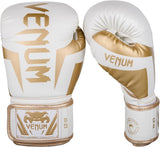 Venum Unisex Adult Elite Boxing Gloves 10oz GoldWhite