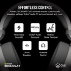 CORSAIR HS65 WIRELESS Wireless Gaming Headset For PC PS5 PS4 White CA9011286AP2