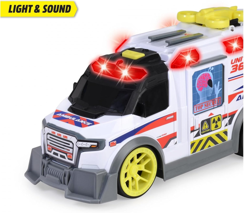 Dickie Toys Large Toy Ambulance Try Me 35.5cm
