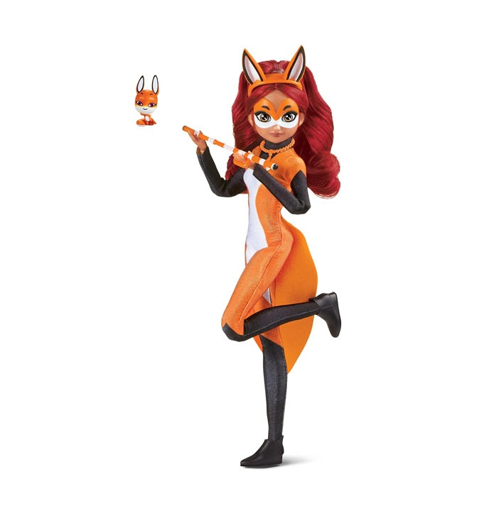 Miraculous Rena Rouge Doll 10.5" Fashion Doll with Accessories and Trixx Kwami by Playmates Toys