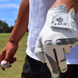 Bionic Mens Performance Grip Pro Premium Leather Golf Glove Mens Left White Large