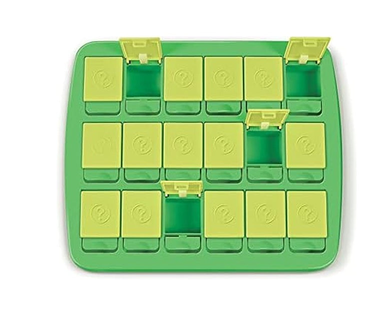 Genuine Fred, MATCH UP Memory Snack Tray Green Travel-friendly tray measures 10 x 8.75 inches