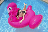 Poolmaster Jumbo Swimming Pool Float Rider, Flamingo