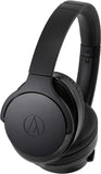 AudioTechnica ATHANC900BT QuietPoint Wireless Active Noise Cancellation Bluetooth OverEar Headphones Black