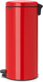 Brabantia Newicon Pedal Bin, Passion Red, 30L, 111808