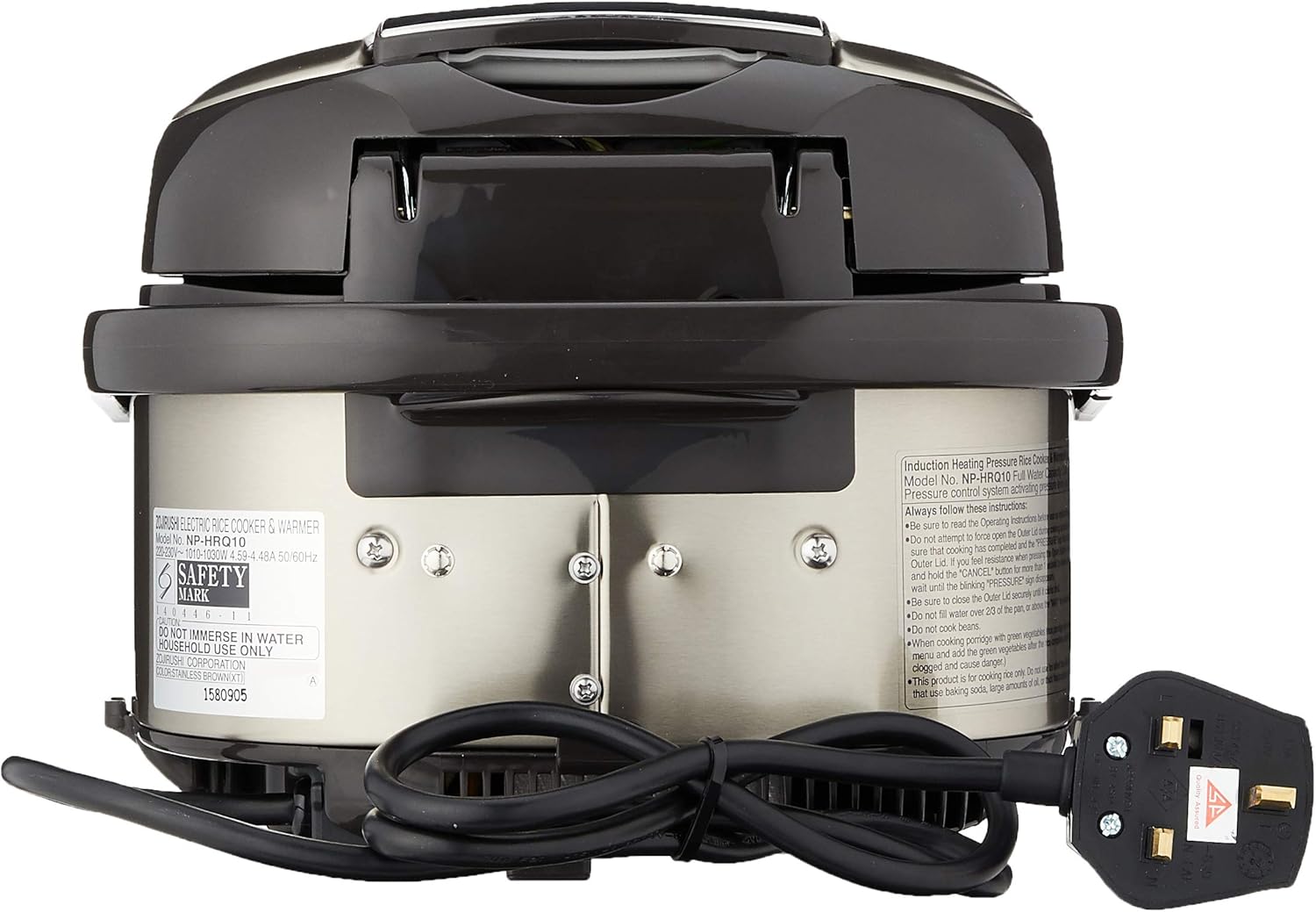 Zojirushi NPHRQ10 IH Pressure Rice Cooker 1.0L