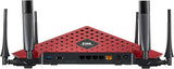 Dlink Wireless AC3200 Tri Band Gigabit Cloud Router, Red