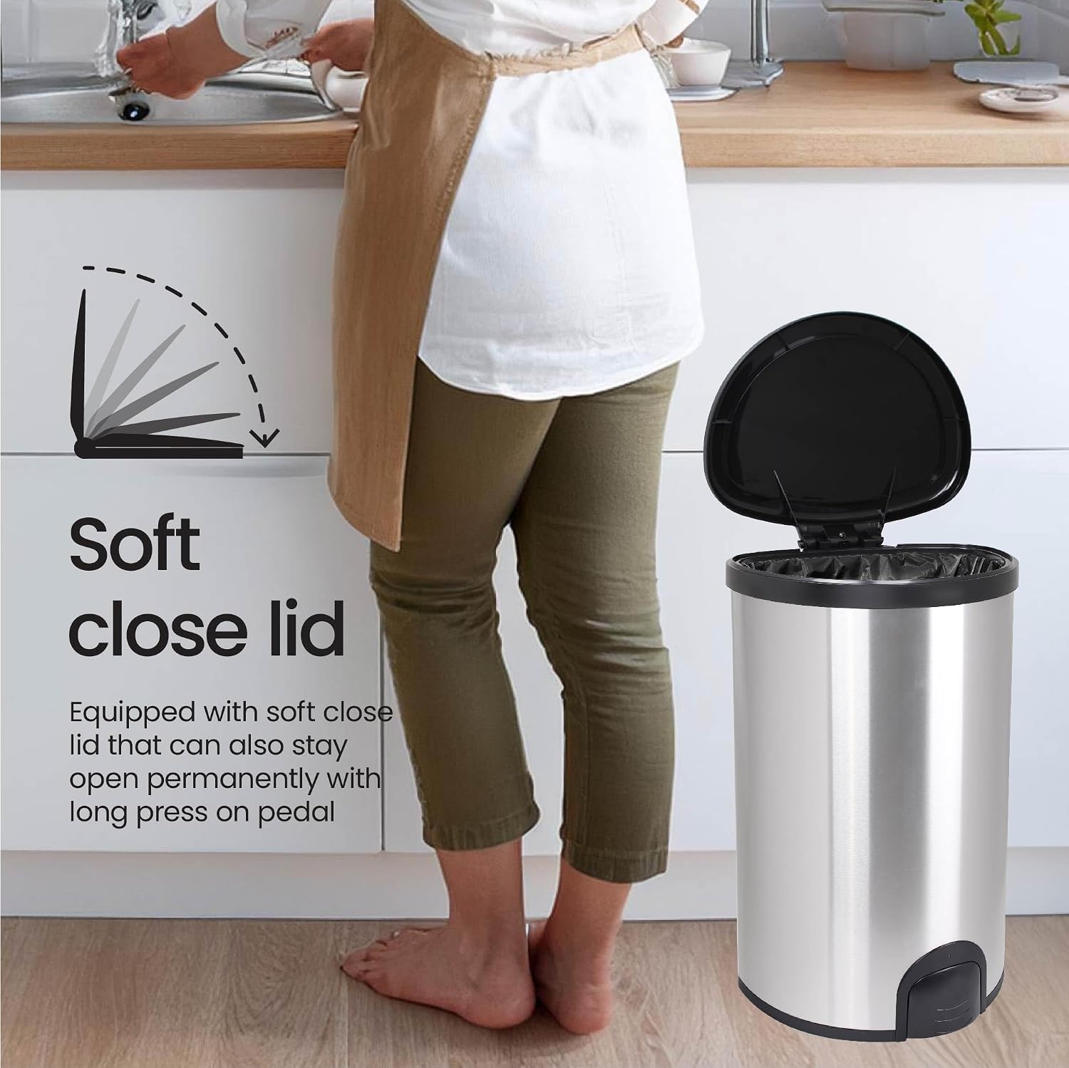 White Magic Smart Bin 50L
