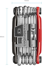 Crankbrothers 16193 Multi Tool M 17 Bike Tool Matte Black And Red