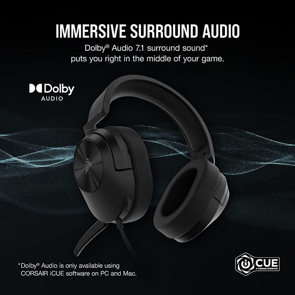 Corsair HS55 Surround Gaming Headset Black