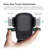 iOttie HLCRIO171AM Easy One Touch 5 Dashboard & Windshield Car Mount Phone Holder Desk Stand for iPhone, Samsung, Moto, Huawei, Nokia, LG, Smartphones