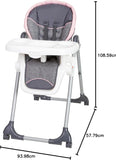 Baby Trend Dine Time 3-in 1 High Chair, Starlight Pink, 37 x 22.75 x 42.75 Inch (Pack of 1)