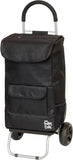 dbest products Cooler Trolley Dolly Black Insulated Cooler Bag Folding Collapsible Rolling Shopping Grocery Tailgating Cart