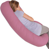 Leachco Snoogle Original Total Body Pillow, Mauve