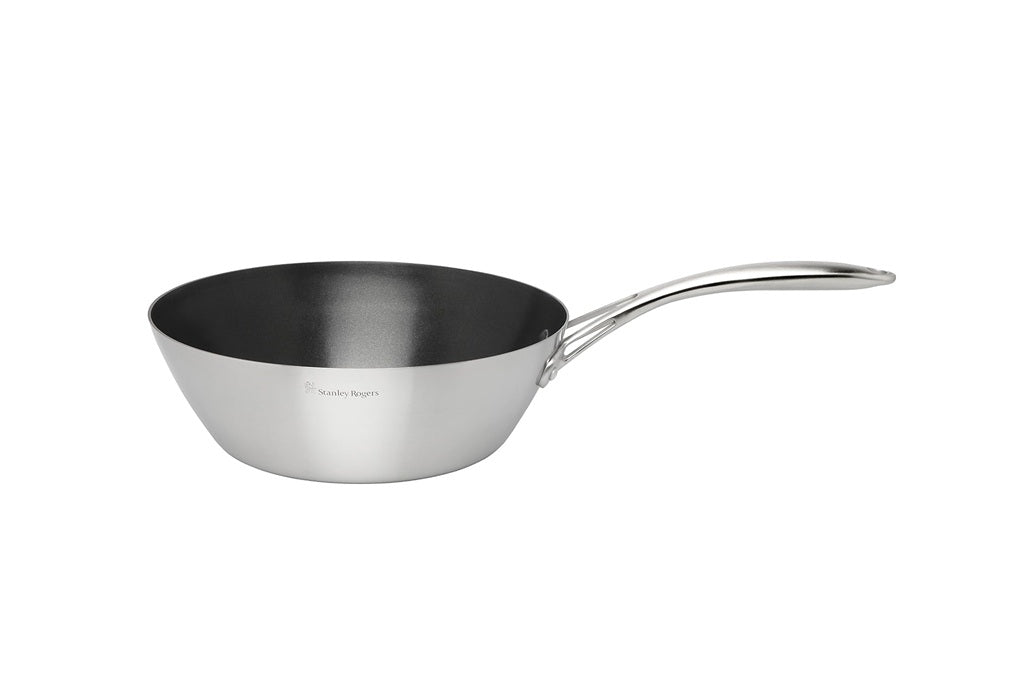 Stanley Rogers Conical TRI-PLY Wok Pan 28cm Black Main image