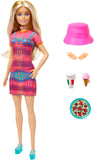 Barbie Italy Travel Set: Blonde Doll, Pink Clothes, Accessories & Food Pieces