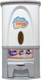 TAYAMA PG-25 25kg Rice Dispenser, White