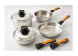 Kenyon StacKEN Pots and Pans Set, Multi-Piece, Stainless Steel