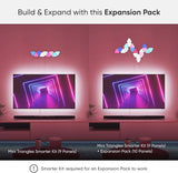Nanoleaf Shapes Mini Triangles Light Panel Expansion Kit (10 Panels),NL48-1001TW-10PK,multi